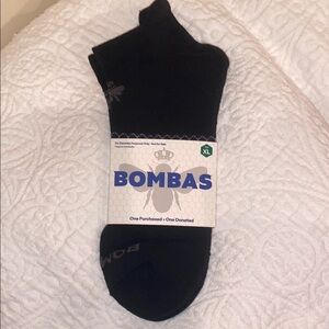 Bombas Black Athletic Ankle Socks
